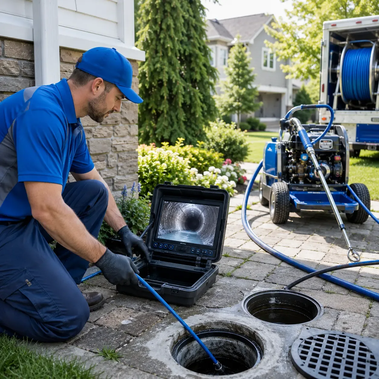 Outdoor drain cleaning professionals serving Little Falls, NY